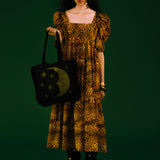Gold Dust Luna Velvet Bag
