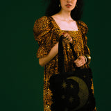 Gold Dust Luna Velvet Bag