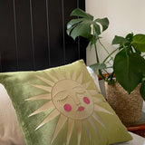 Moss Velvet Asteria Cushion