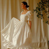 Florence Wedding Dress with Stars Appliqué