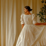 Florence Wedding Dress with Stars Appliqué
