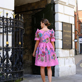 SALE: Erté (short) in Pink Midsummer Meadow