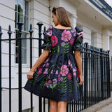 SALE: Erté (short) in Black Midsummer Meadow