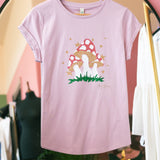 Magic Mushroom T-Shirt in Rose