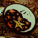 White & Copper Luna Decoration
