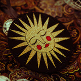 SAMPLE SALE: Gold & Red Asteria Decoration