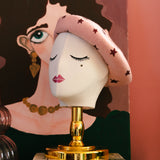 SAMPLE SALE: Pale Pink Star Beret