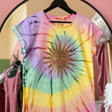 SAMPLE SALE: Asteria Organic T-Shirt in Tie Dye, Size Medium
