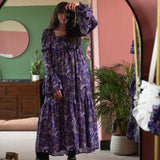 Limited Edition: Ruffle Sleeved Zelda in Violet Butterfly