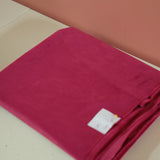 Remnant Fabric: Fuchsia Luxury Upholstery Velvet, 1m