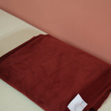 Remnant Fabric: Maroon Luxury Upholstery Velvet, 1m