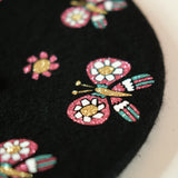Butterfly Beret in Black