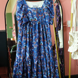 SAMPLE SALE: Zelda in Blue Butterfly, Size 10