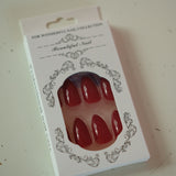 SAMPLE SALE: Red Stick-On Nails