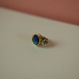 SAMPLE SALE: Blue Ornate Ring, Size Small