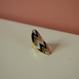 SAMPLE SALE: ZigZag Ring, Size Large