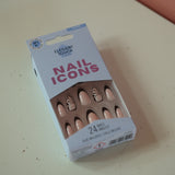 SAMPLE SALE: Pink Stick-On Nails