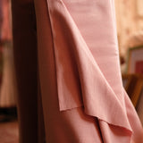 Sale: Rose Pink Soft Drape Viscose Linen (price by meter)