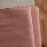 Sale: Rose Pink Soft Drape Viscose Linen (price by meter)