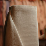 Sale: Ivory Soft Drape Stonewashed Viscose Linen (price by meter)