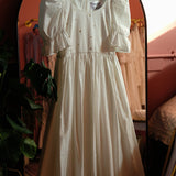 Sale: Margot in Organic Cotton Satin with Stars, Size 12