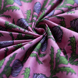 Pink Thistle 100% Cotton (per meter)