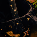 SAMPLE SALE: Bellatrix Black Velvet Bag ft. Celeste Suns & Stars