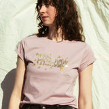 'Freedom' Organic T-Shirt in Rose