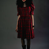 Margot (short) in Red Tartan