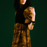 Quentin in Leopard & Black Velvet