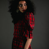 Margot (short) in Red Tartan
