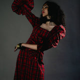 Elizabeth in Red Tartan