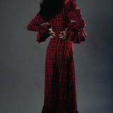 Elizabeth in Red Tartan