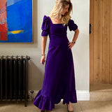 Gatsby in Violet Velvet