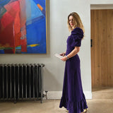 Gatsby in Violet Velvet