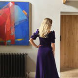 Gatsby in Violet Velvet
