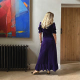 Gatsby in Violet Velvet