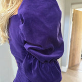 Gatsby in Violet Velvet