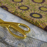 Sunflower Field 100% Organic Cotton Sateen (per meter)