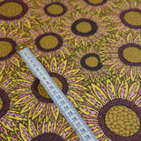 Sunflower Field 100% Organic Cotton Sateen (per meter)