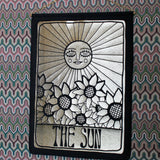 The Sun Black Velvet Wall Hanging