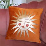 SALE: Asteria Rust Velvet Cushion