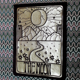 The Moon Black Velvet Wall Hanging