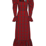 Elizabeth in Red Tartan