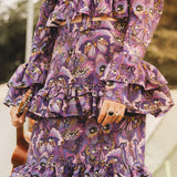 Limited Edition: Delilah & Esmerelda Co-Ord in Violet Butterfly