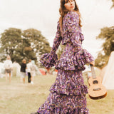 Limited Edition: Delilah & Esmerelda Co-Ord in Violet Butterfly